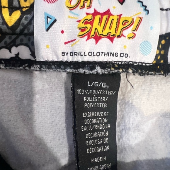 Comic Print Men's Swim Shorts - Picture 5 of 7